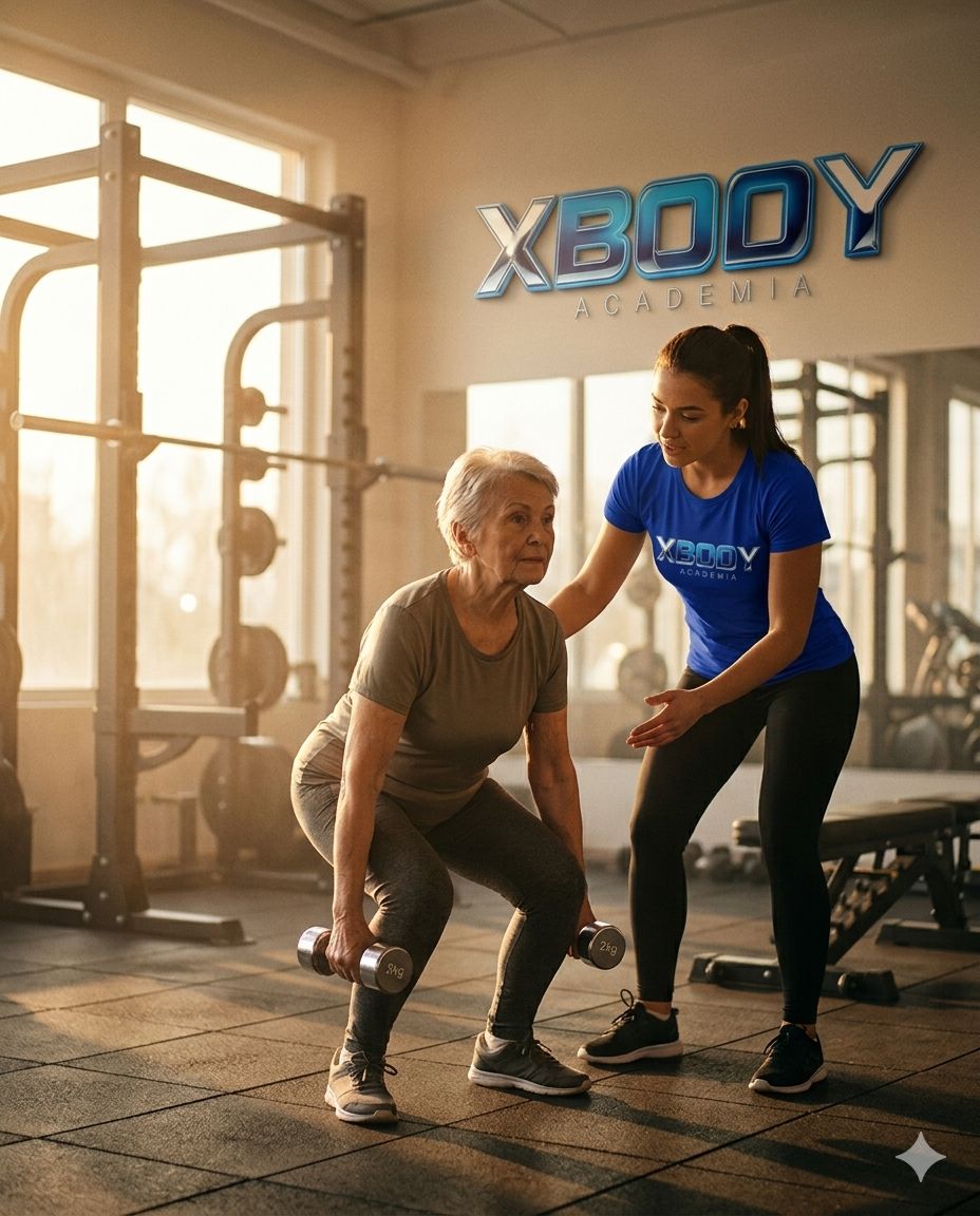 Treinamento de força com acompanhamento profissional na XBODY Vila Adyana